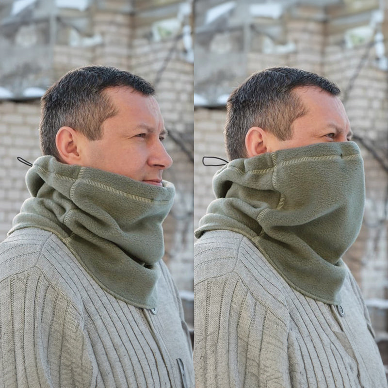 VKBO Winter Anti-Cold Fleece Mask & Neck Warmer from Russian Military for Outdoor Cycling and Skiing.