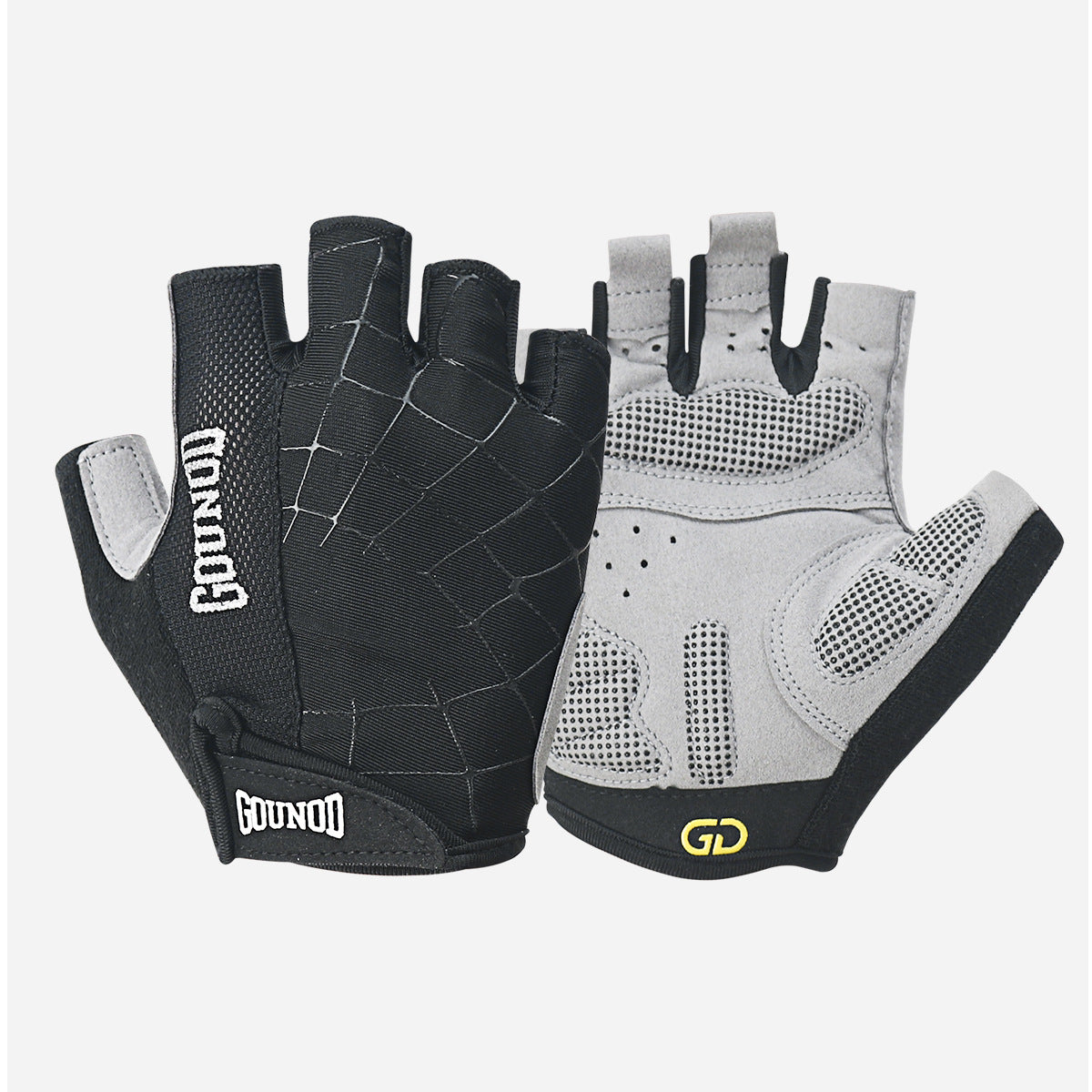 Spider web gloves with thickened palm anti slip and wear-resistant palm protection towel cloth for wiping sweat design