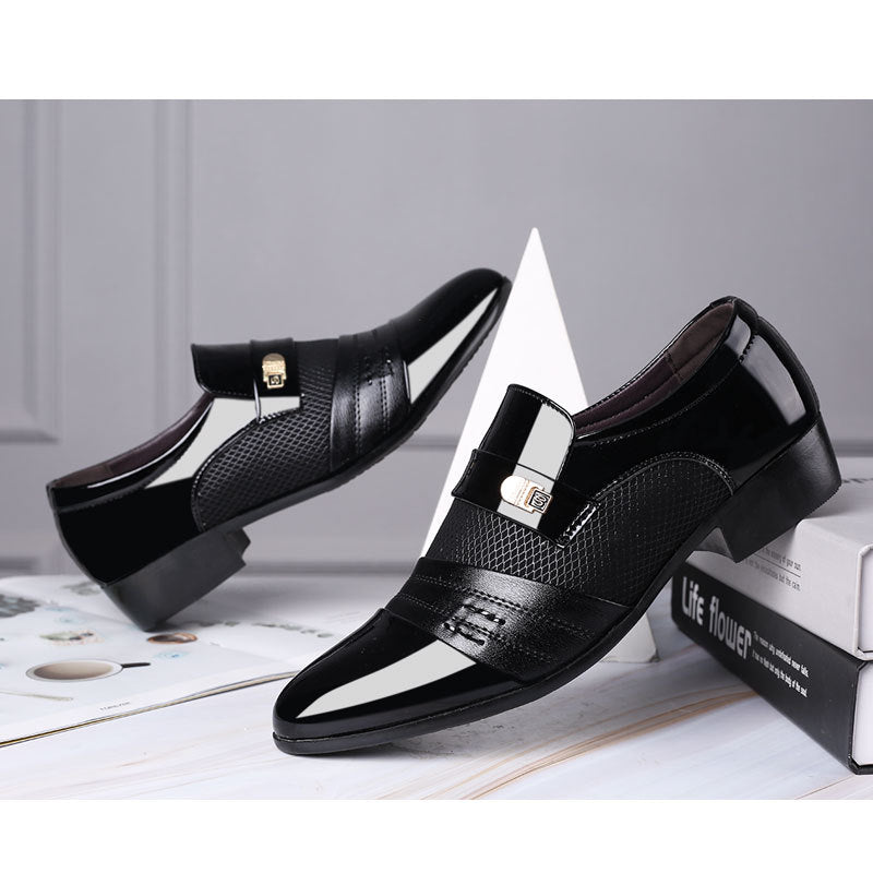 Men's shoes, leather shoes, men's casual shoes, business formal shoes, plus size versatile wedding shoes