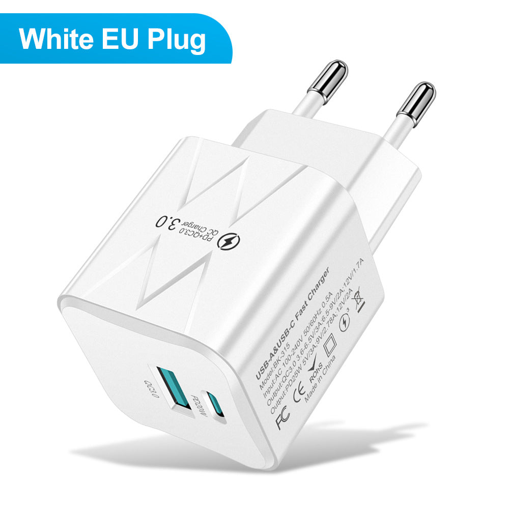 USB+PD supports super fast charging for mobile phone chargers