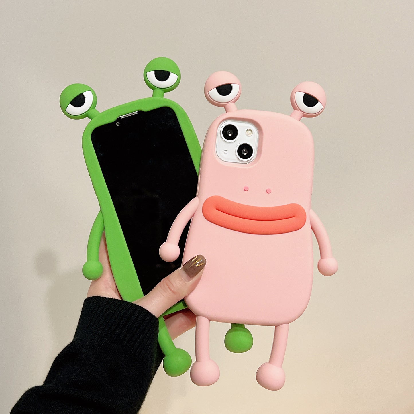 Funny Silicone 3D Frog Phone Case For IPhone 14 13 11 12 Pro Max XS XR X 7 8 Plus SE Cartoon Cute Shockproof Bumper Cover