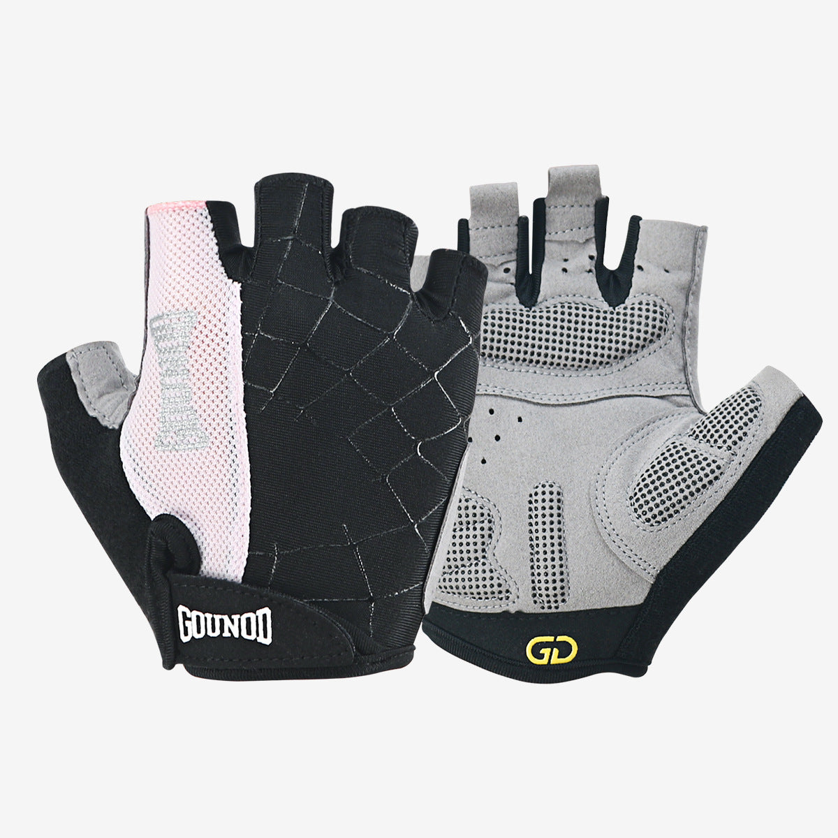 Spider web gloves with thickened palm anti slip and wear-resistant palm protection towel cloth for wiping sweat design