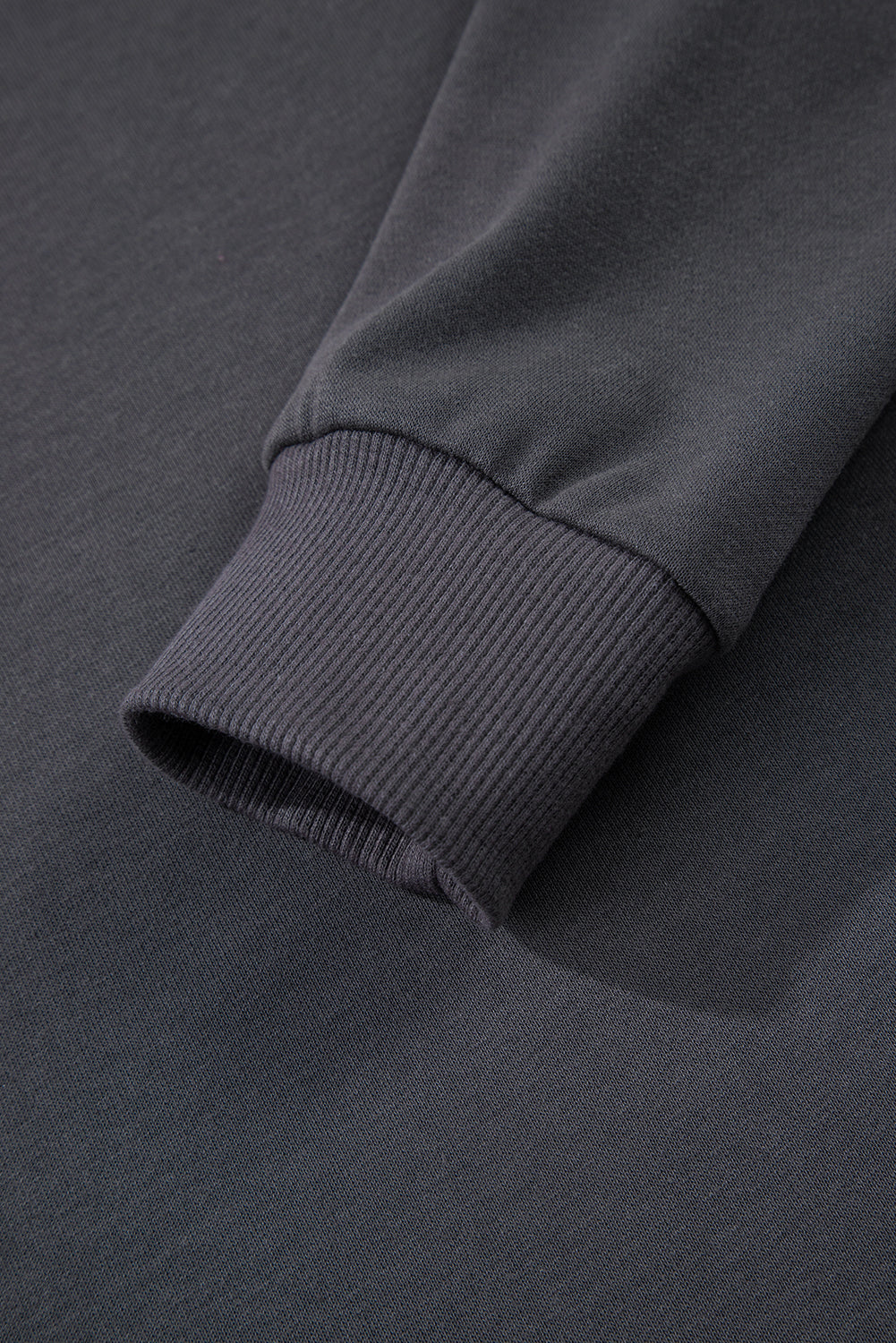 Coffee Varsity Striped Detail Drop Shoulder Oversized Sweatshirt