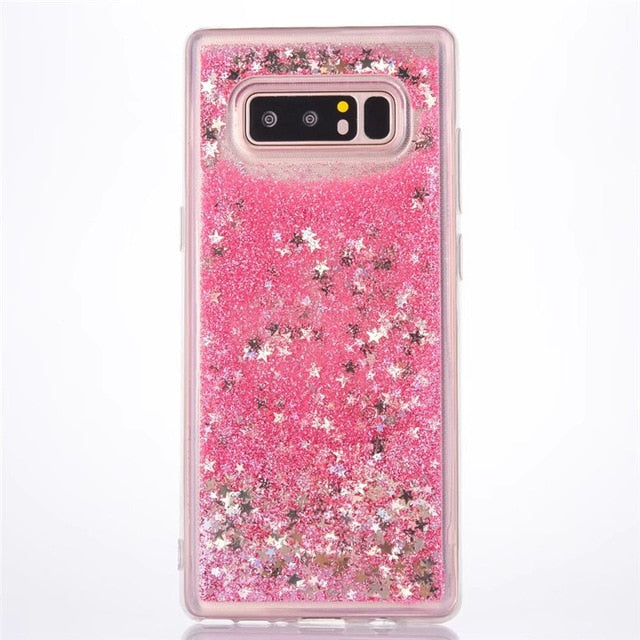 Glitter Phone Case For iphone X XR XS 11 12 13 6S 6 7 8 5 5S SE Plus Mini Pro MAX Dynamic Liquid Love Heart Quicksand Cover