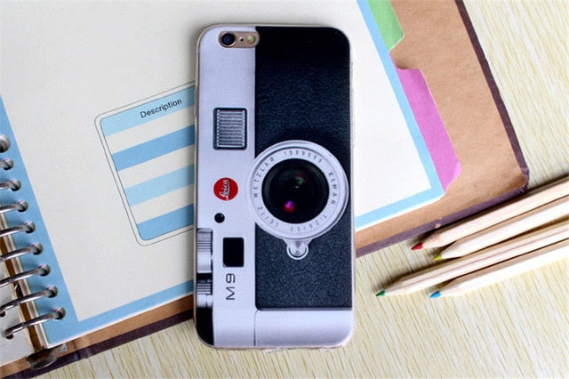 Cassette Tape Tpu silicone Case For Coque Apple iPhone 5 5s se 6 6s 6plus 6s PlusCases Camera Back Cover Capinha Vintage Fundas