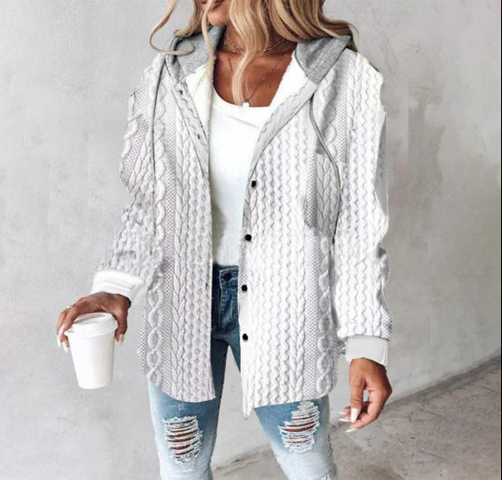 Women's large plaid style women's jacket plaid autumn and winter new style