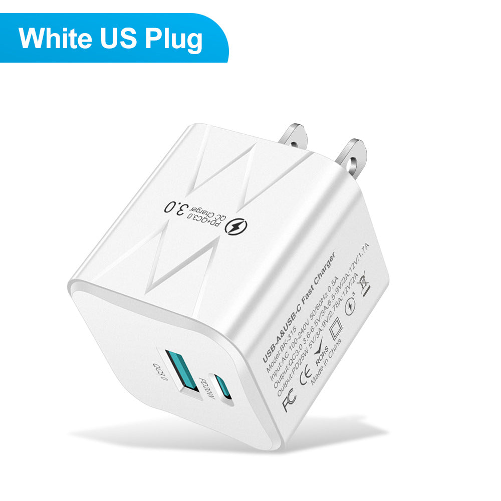 USB+PD supports super fast charging for mobile phone chargers