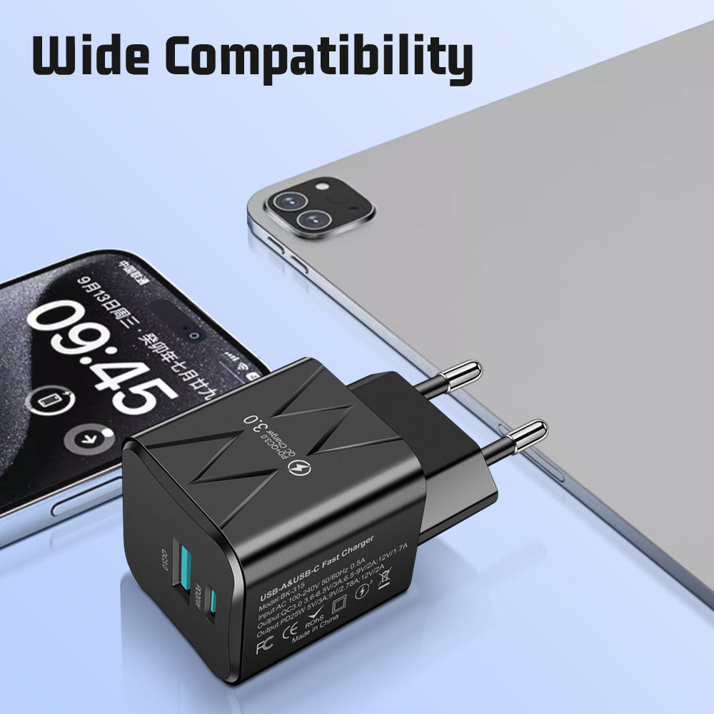 USB+PD supports super fast charging for mobile phone chargers