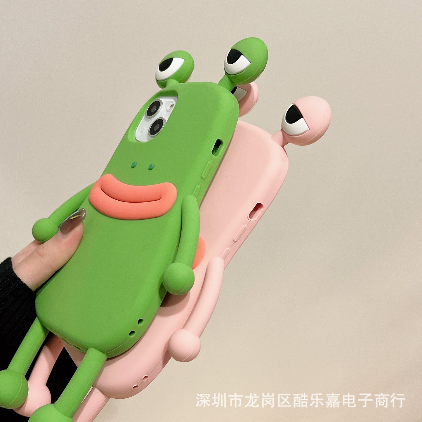 Funny Silicone 3D Frog Phone Case For IPhone 14 13 11 12 Pro Max XS XR X 7 8 Plus SE Cartoon Cute Shockproof Bumper Cover