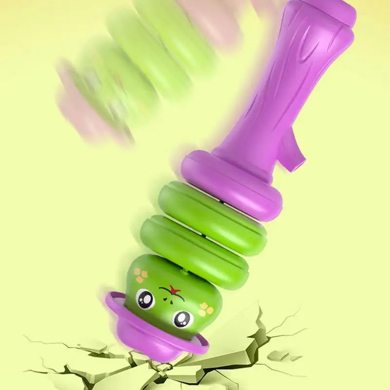 Cartoon Snake-Shaped Whistle Twisting Snake Rotating Duck Dragon Decompression Swinging Force Control Balance Toy