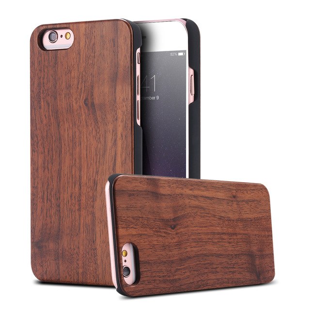 Geniune Bambus Fall Für iPhone 6 6 s Plus 100% Natürliche Holz Abdeckung Für iPhone 5 5 s SE X 7 8 Plus 6 6 s Xr Xs Max Funda Tasche