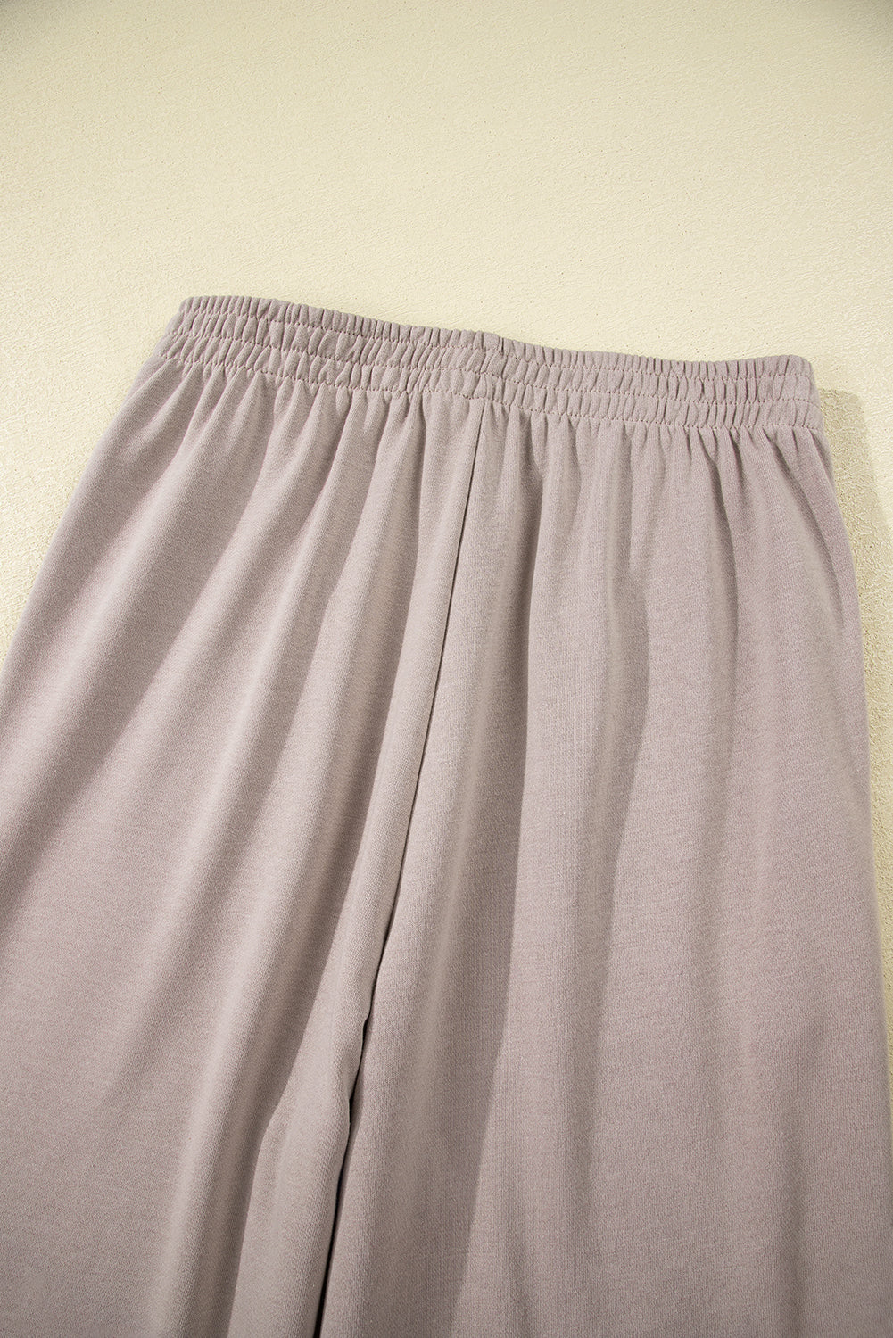 Dirty blue Varsity Striped Detail Crewneck Pullover Elastic Sweatpants 2pcs Outfit