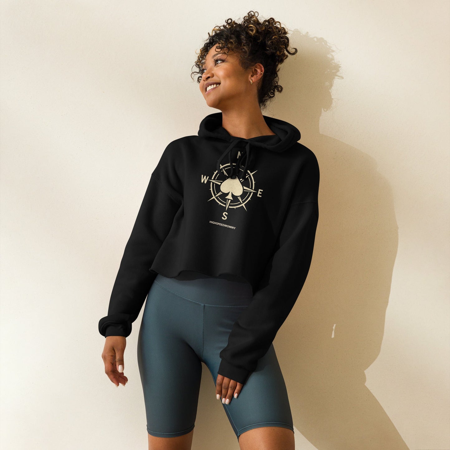 HSD Compass Crop Hoodie