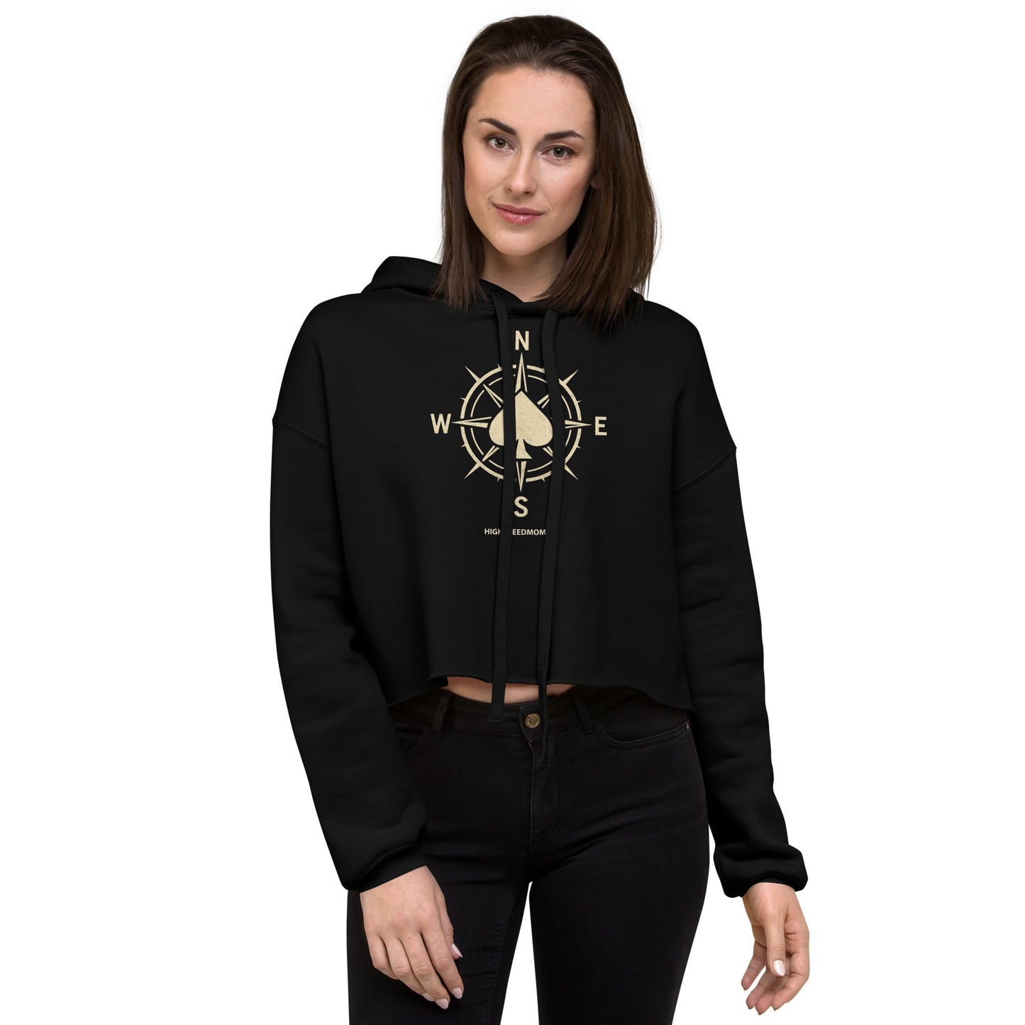 HSD Compass Crop Hoodie