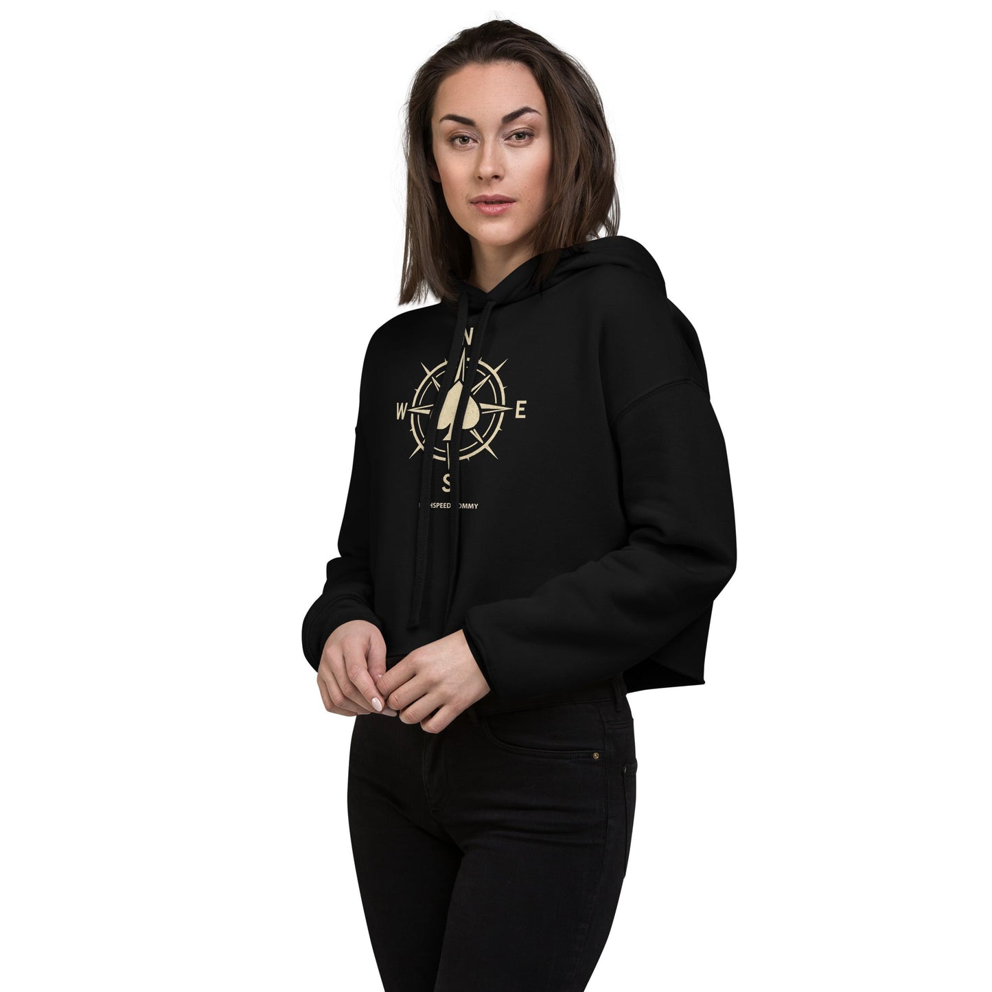 HSD Compass Crop Hoodie