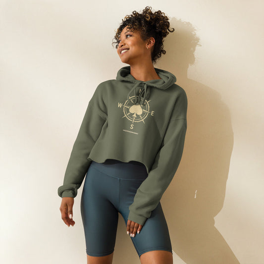 HSD Compass Crop Hoodie