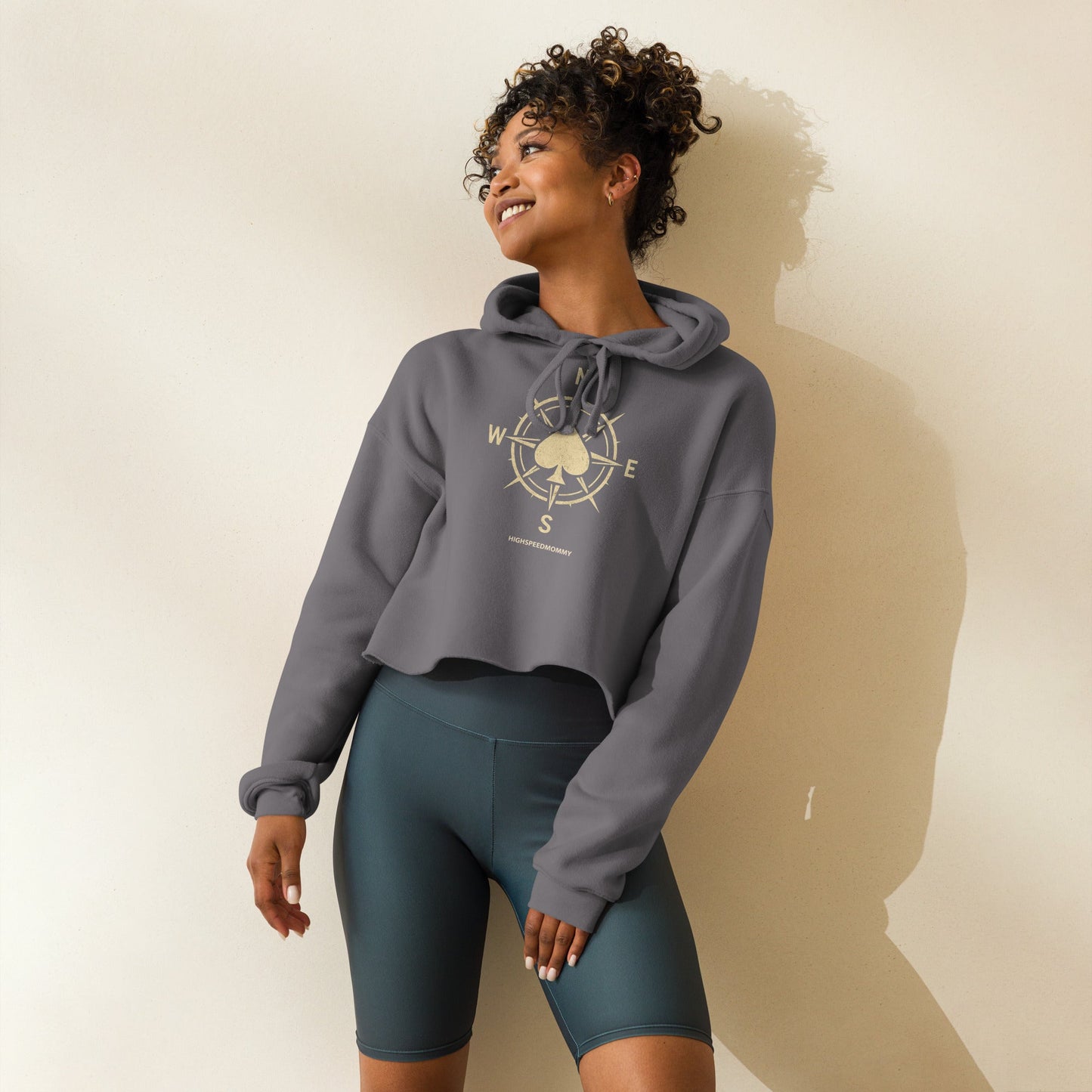 HSD Compass Crop Hoodie